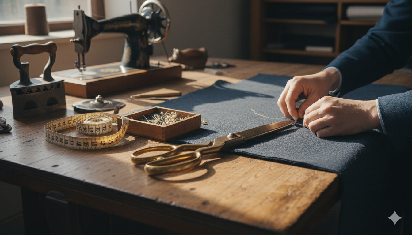 Traditional tailoring tools and techniques